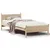 Produktbild 2 för Sängram utan madrass 75x190 cm massiv furu