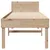 Produktbild 4 för Sängram utan madrass 75x190 cm massiv furu