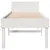 Produktbild 4 för Sängram utan madrass vit 75x190 cm massiv furu