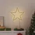 Produktbild 2 för Julbelysning stjärna silhuett 80 LEDs varmvit