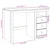 Produktbild 9 för Skrivbord Panama 112x45x75 cm massiv furu