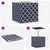 Produktbild 8 för Vikbar förvaringslådor 4 st blå 32x32x32 cm non-woven tyg