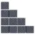 Produktbild 5 för Vikbar förvaringslådor 10 st blå 32x32x32 cm non-woven tyg