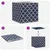 Produktbild 8 för Vikbar förvaringslådor 10 st blå 32x32x32 cm non-woven tyg