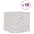 Produktbild 2 för Vikbar förvaringslådor 10 st gräddvit 32x32x32 cm non-woven tyg