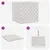 Produktbild 8 för Vikbar förvaringslådor 10 st gräddvit 32x32x32 cm non-woven tyg