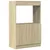 Produktbild 2 för Högskåp sonoma-ek 63x33x100 cm konstruerat trä