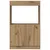 Produktbild 5 för Högskåp ek 63x33x140 cm konstruerat trä