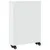 Produktbild 6 för Smal förvaringsvagn vit 48x13x68 cm konstruerat trä