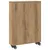 Produktbild 6 för Smal förvaringsvagn ek 48x13x68 cm konstruerat trä