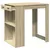 Produktbild 4 för Barbord sonoma-ek 102x70x103,5 cm konstruerat trä
