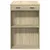 Produktbild 6 för Barbord sonoma-ek 102x70x103,5 cm konstruerat trä