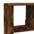 Produktbild 7 för Bokhylla rökfärgad ek 100x33x125,5 cm konstruerat trä