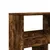Produktbild 7 för Bokhylla rökfärgad ek 100x33x125,5 cm konstruerat trä