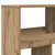 Produktbild 7 för Bokhylla ek 100x33x125,5 cm konstruerat trä