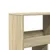 Produktbild 7 för Bokhylla sonoma-ek 100x33x187,5 cm konstruerat trä