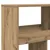 Produktbild 7 för Bokhylla ek 100x33x187,5 cm konstruerat trä