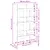 Produktbild 9 för Bokhylla ek 100x33x187,5 cm konstruerat trä