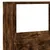 Produktbild 7 för Bokhylla rökfärgad ek 100x33x155,5 cm konstruerat trä