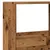 Produktbild 7 för Bokhylla åldrat trä 100x33x155,5 cm konstruerat trä