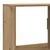Produktbild 7 för Bokhylla ek 100x33x155,5 cm konstruerat trä