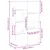 Produktbild 9 för Bokhylla ek 100x33x155,5 cm konstruerat trä