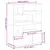 Produktbild 9 för Rumsavdelare sonoma-ek 100x33x125,5 cm konstruerat trä