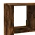 Produktbild 7 för Rumsavdelare rökfärgad ek 100x33x125,5 cm konstruerat trä