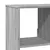 Produktbild 7 för Rumsavdelare grå sonoma-ek 100x33x125,5 cm konstruerat trä