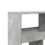 Produktbild 7 för Rumsavdelare betonggrå 100x33x125,5 cm konstruerat trä