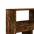 Produktbild 7 för Rumsavdelare rökfärgad ek 100x33x125,5 cm konstruerat trä