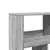 Produktbild 7 för Rumsavdelare grå sonoma-ek 100x33x125,5 cm konstruerat trä