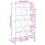 Produktbild 9 för Rumsavdelare vit 100x33x187,5 cm konstruerat trä