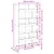 Produktbild 9 för Rumsavdelare svart 100x33x187,5 cm konstruerat trä