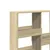 Produktbild 7 för Rumsavdelare sonoma-ek 100x33x115 cm konstruerat trä