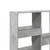 Produktbild 7 för Rumsavdelare betonggrå 100x33x115 cm konstruerat trä