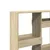 Produktbild 7 för Rumsavdelare sonoma-ek 100x33x135 cm konstruerat trä