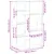Produktbild 9 för Rumsavdelare sonoma-ek 100x33x155,5 cm konstruerat trä