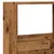 Produktbild 7 för Rumsavdelare åldrat trä 100x33x155,5 cm konstruerat trä