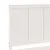 Produktbild 7 för Sängram utan madrass extra lång vit 180x210 cm massivt trä