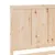 Produktbild 7 för Sängram utan madrass extra lång 100x220 cm massivt trä