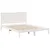 Produktbild 3 för Sängram utan madrass extra lång vit 180x220 cm massivt trä