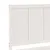 Produktbild 7 för Sängram utan madrass extra lång vit 180x220 cm massivt trä