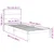 Produktbild 9 för Sängram utan madrass extra lång 100x220 cm massivt trä