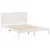 Produktbild 3 för Sängram utan madrass extra lång vit 160x220 cm massivt trä