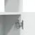 Produktbild 10 för Högskåp vit 92x33x180 cm konstruerat trä