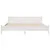 Produktbild 4 för Sängram utan madrass vit 200x200 cm massiv furu