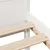 Produktbild 7 för Sängram utan madrass vit 200x200 cm massiv furu