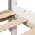 Produktbild 7 för Sängram utan madrass vit 160x200 cm massiv furu
