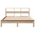 Produktbild 4 för Sängram utan madrass 150x200 cm massiv furu